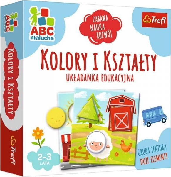 Trefl -GRA KOLORY AJ KSZTALTY ABC MALUCHA TREFL PUD