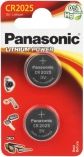 Baterie Panasonic Lithium Power CR2025 165mAh 2ks.