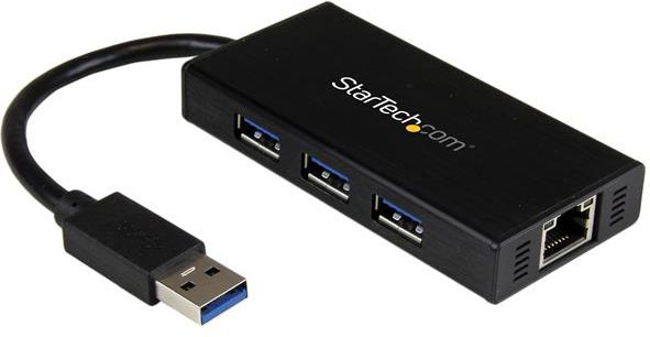 Hub USB StartEch 3 USB 3.0 + Ethernet Ports (ST3300GU3B)