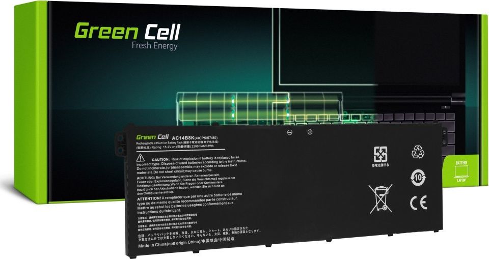 Batéria do Acer Aspire ES15 15,2 V 2,2 Ah