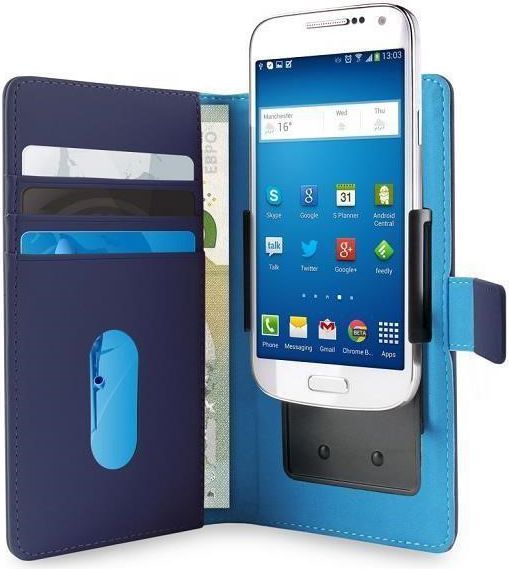 Puro Univerzální pouzdro pro chytré telefony s 5.1 displejem, modré (UNIWALLET3BLUEXL)