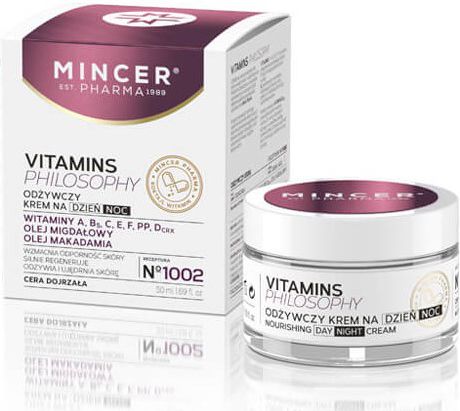 Mincer Vitamins Philosophy vyživujúci denný a nočný krém č. 1002 50ml
