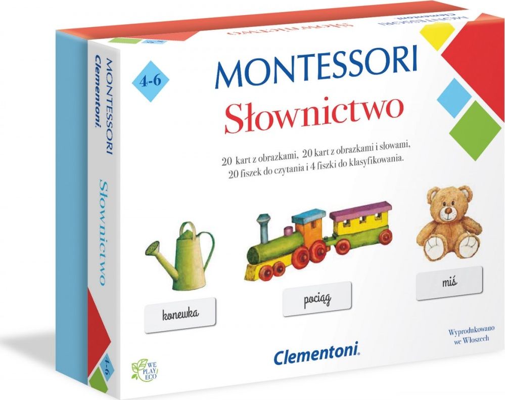Clementoni hrá slovnú zásobu Montessori