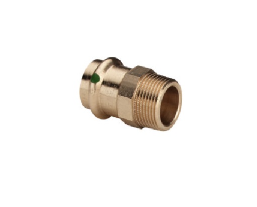Viega adaptérová vsuvka s SC-Contur 15mm x 1/2 vnější závit bronz - 105044