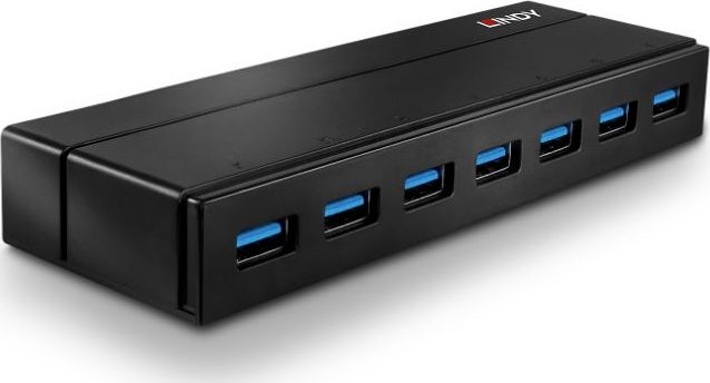 Lindy 7 Port USB 3.0, USB-Hub 43228