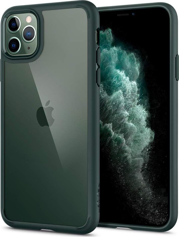 Spigen Ultra Hybrid IPHONE 11 PRO PŮLNOČNÍ ZELENÝ