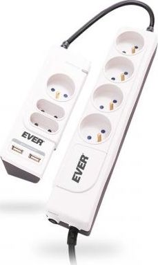 Ever Office Plus prepäťová ochrana 7 zásuviek 3 m biela (T/LZ06OFF018/0000)
