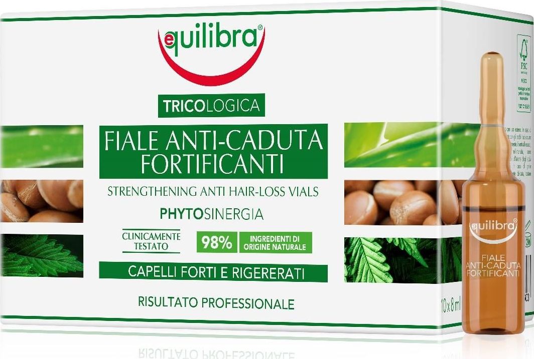 Beauty Formulas Equilibra Tricologica Posilňujúca ampulka proti vypadávaniu vlasov 1 balenie - 10 ks (8ml)