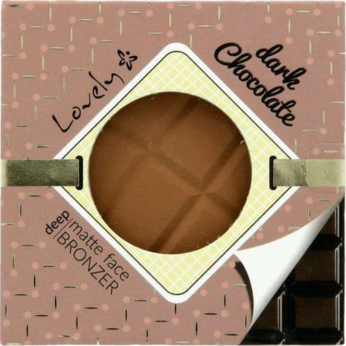 Krásná tmavá čokoláda Hluboká matná tvář Bronzer čokoláda Matte obličej a tělový bronzing prášek 9g
