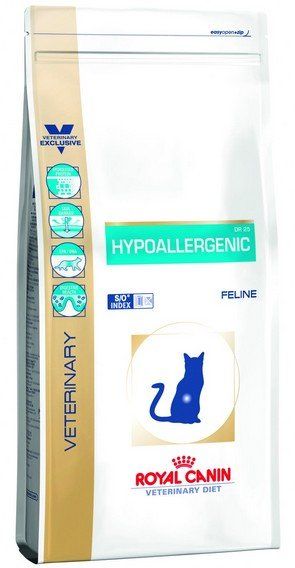 Royal Canin Veterinární dieta pro kočky hypoalergenní DR25 2,5 kg