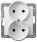 Ospel Impressja White Module 2x B/U SCRAMPS 16A 250V (GP-2Y/M/00)