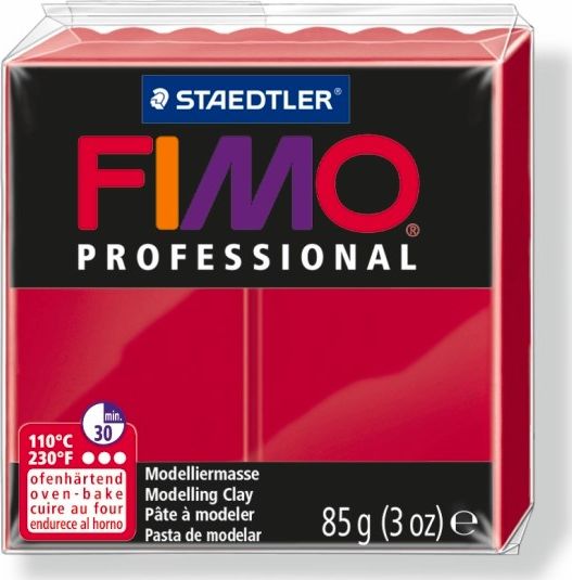 Fimo termosetová hlína Profesionální karmínová 85g