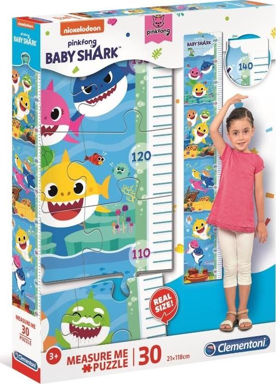 Puzzle 30 dílků Measure Me Baby Shark