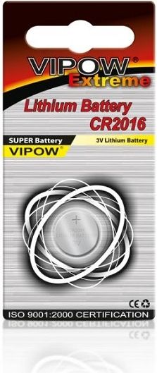 Bateria Vipow Bateria VIPOW Extreme CR2016 1szt/pcs