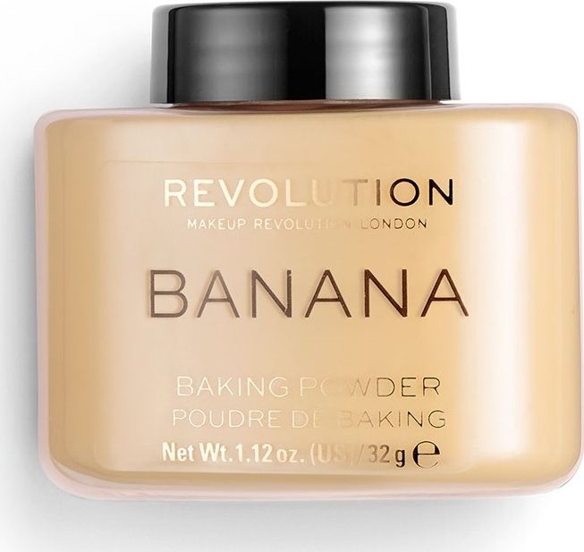 Makeup Revolution sypký prášek do pečiva banán, 32 g
