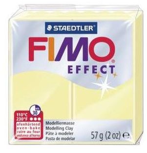 Staedtler Thermoseting mass FIMO efekt vanilková kostka