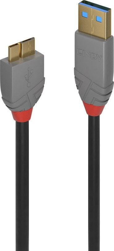 Lindy USB kábel Lindy 36765 USB 3.0 kábel A - Micro-B Anthra Line - 0,5 m