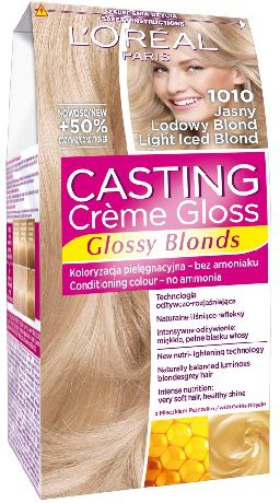 Casting Creme Gloss Barvící krém č. 1010 Světlá ledová blond