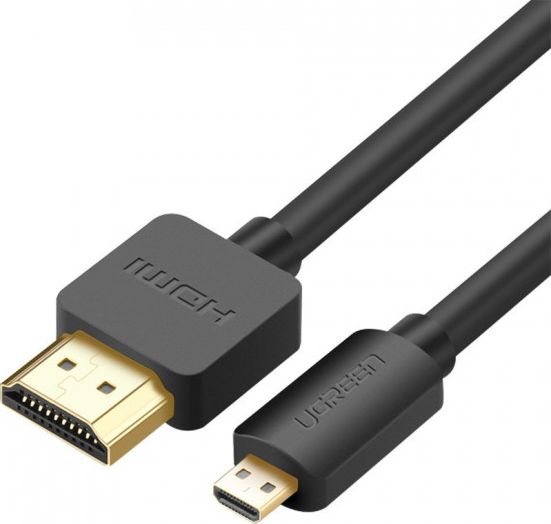 Kábel UGREEN HDMI M, HDMI Micro M, 1,5m, čierny 30102
