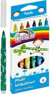 Fiorello 6 Colors Glitter Grand Felt -Tiped Bars (180644)