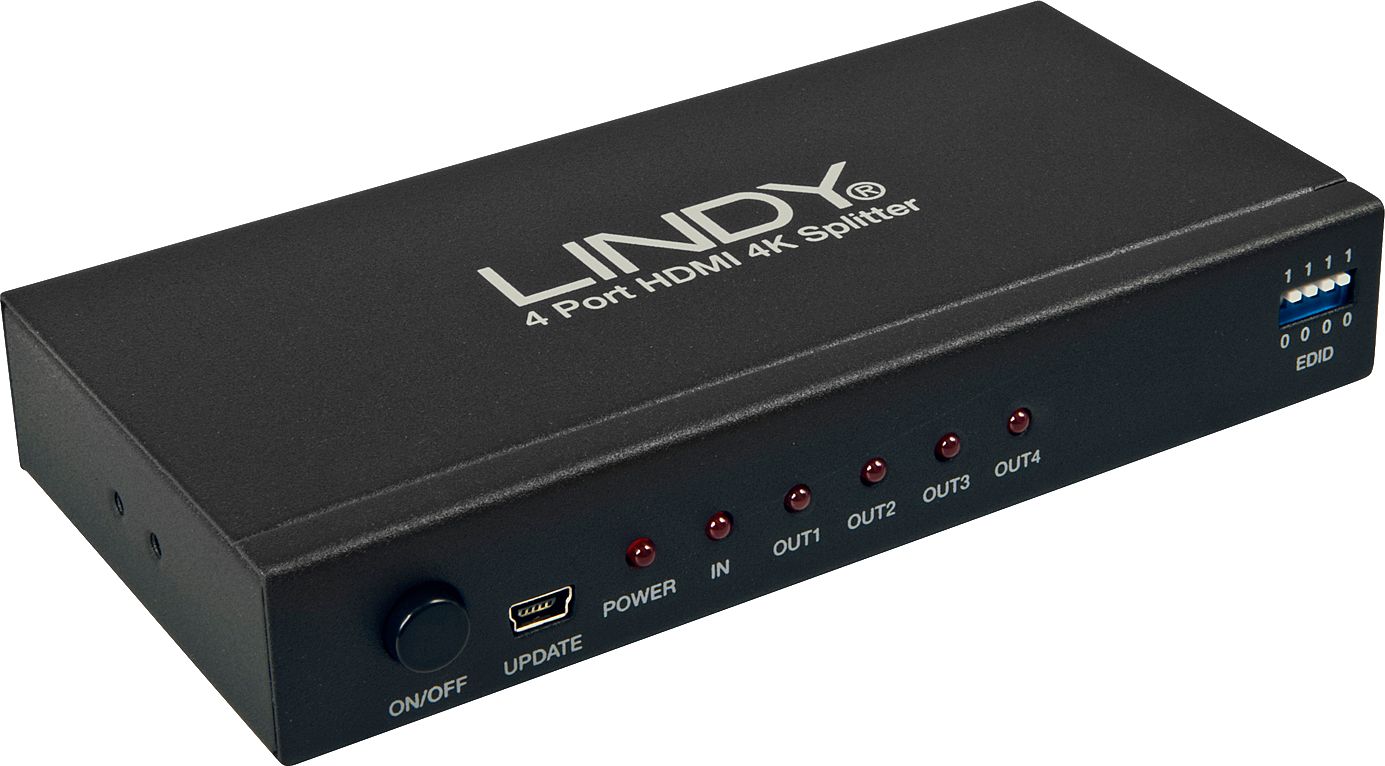 Lindy Lindy HDMI Splitter 4K 4 Port 3D. 2160p30 (38159)