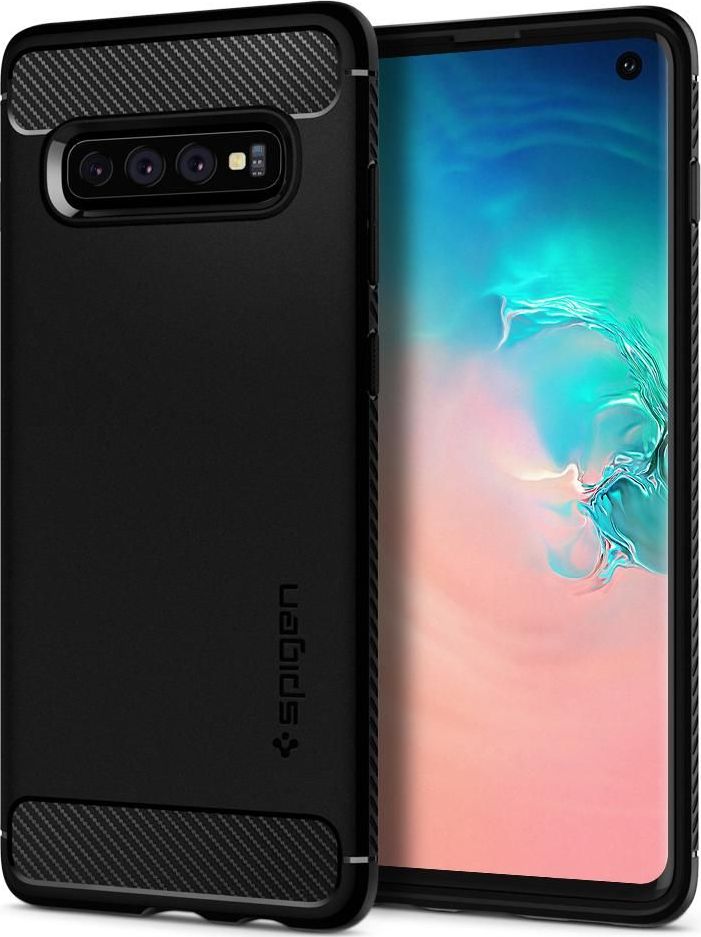 Spigen Rugged Armor Overlay pro Samsung Galaxy S10 Black