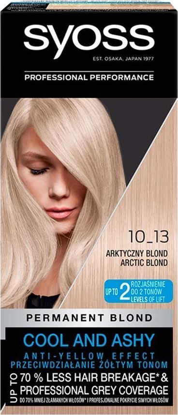 Syoss Krém na vlasy trvalo farbiaci 10-13 Arctic Blonde