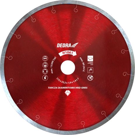 Dedra HRD GRES Shield super tenký na tvrdou keramiku 200x25,4mm (H1065E)