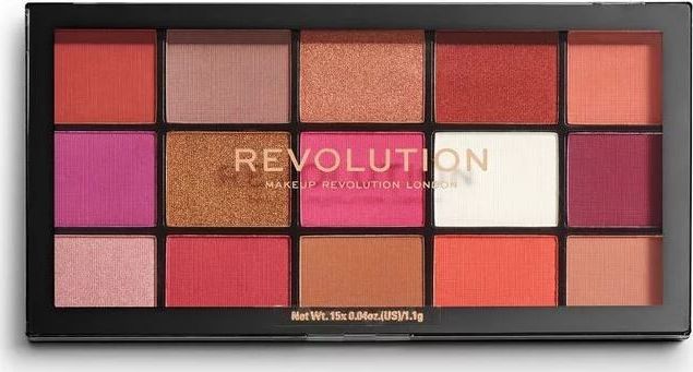 Makeup Revolution Eye Shadow Palette 15 Reloaded Red Alert