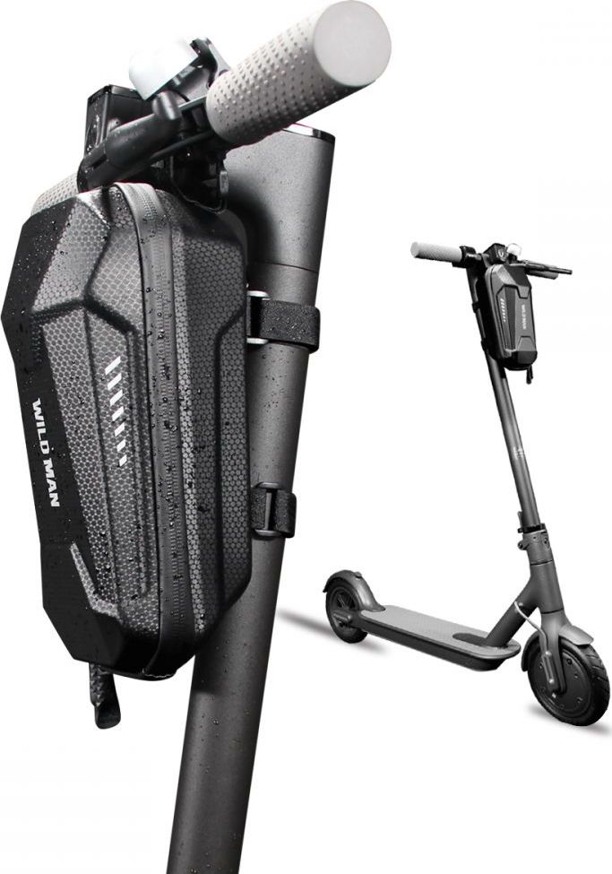 Elektrická kolobežka WildMan Pannier Hardpouch Black "l" Black