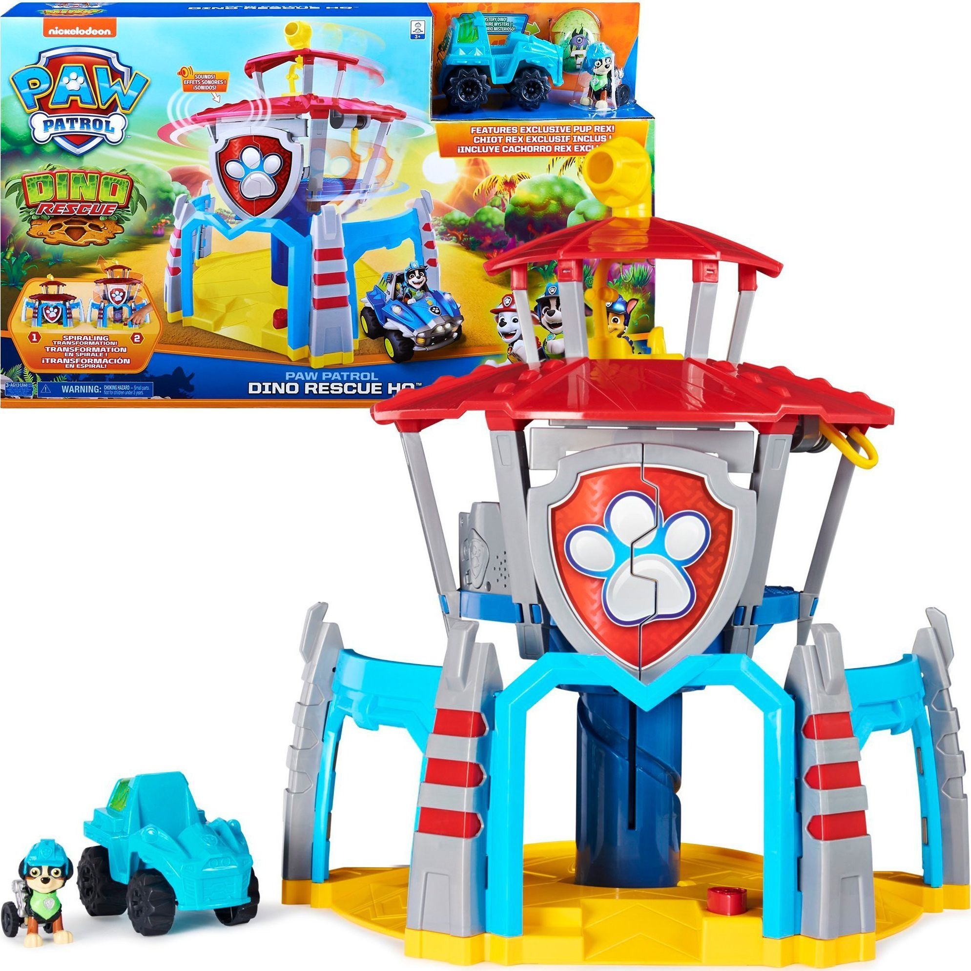 Paw Patrol - Dino Hauptquartier, Spielgebäude