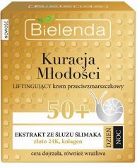 Bielenda Pleťový krém proti vráskám s extraktem ze šnečího slizu 50+ na den/noc 50ml