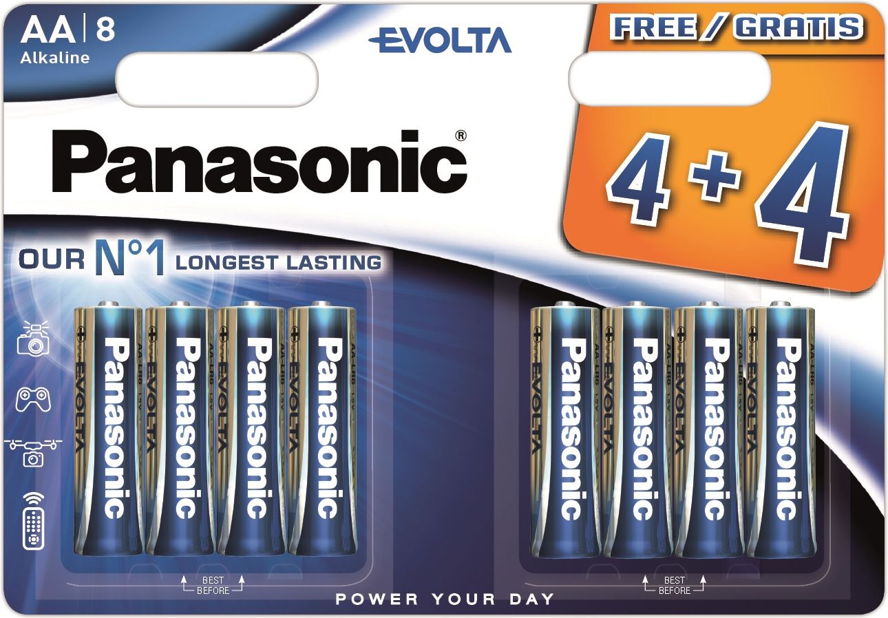 Batéria Panasonic AA/R6 8 ks.
