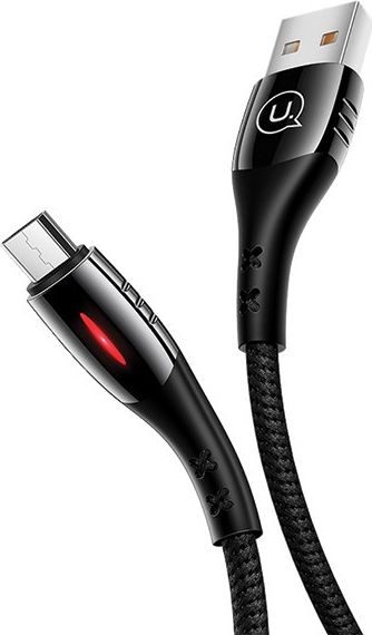 Usams USB-A - microUSB USB kabel 1,2 m černý (63821-uniw)
