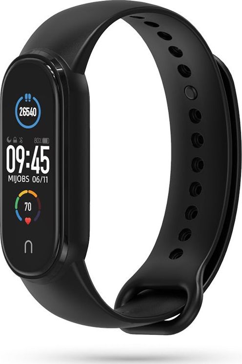 Silikonový pásek Tech-Protect Mi Smart Band 5, černý