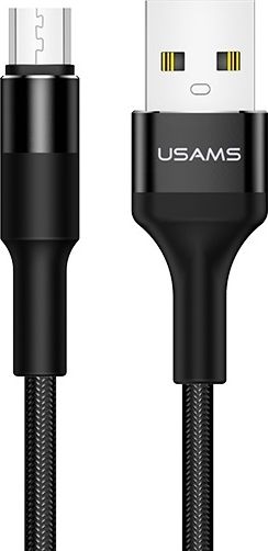 Usams USB-A - microUSB USB kabel 1,2 m černý (SJ224USB01)