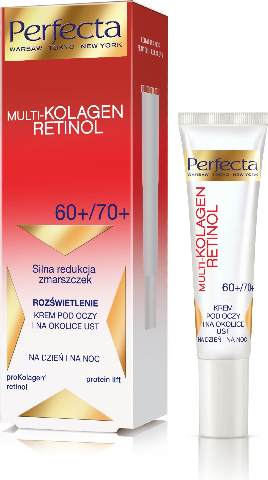 Perfecta Multi-Collagen Retinol 60+/70+ oční krém proti vráskám 15ml