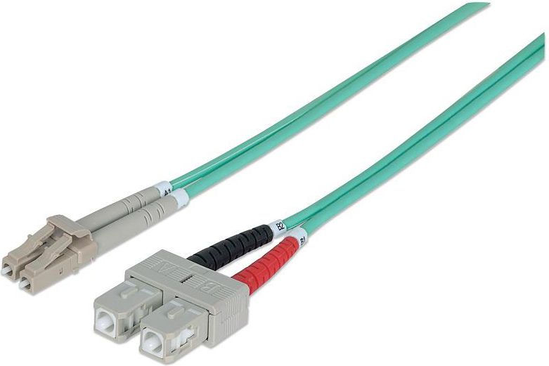 Intellinet Network Solutions Fiber Optic, LC-SC, 2M, 50/125, OM3 Wielomoda (302716)