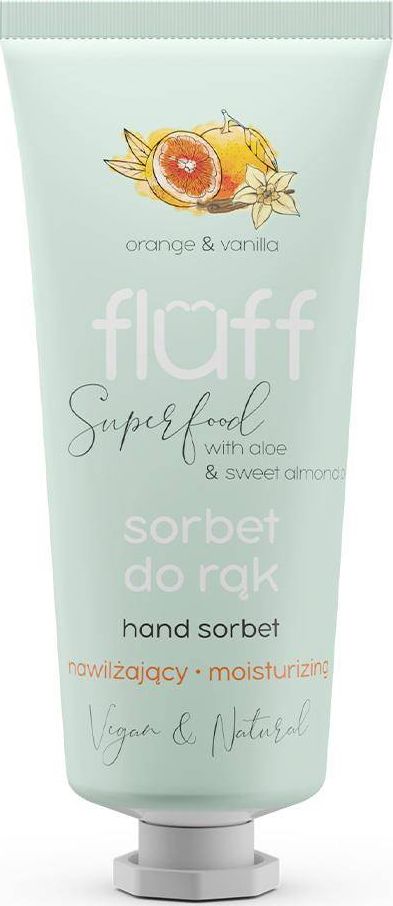 Fluff Moisturizing Hand Sorbet Orange & Vanilla 50 ml