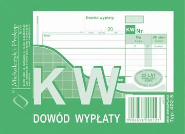 Michalczyk & Prokop Print KW doklad o zaplacení A6, multikopie, 80 listů, M&P (38K013A)