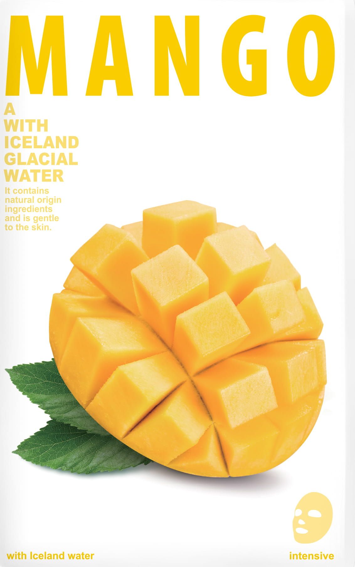 Korejská pleťová maska Glacial Water MANGO