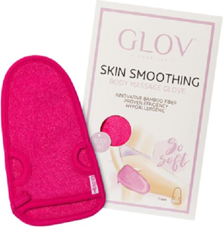 Rukavice pro vyhlazující tělovou masáž Glov Skin Skin Smoothing Body Massage Rukavice Pink