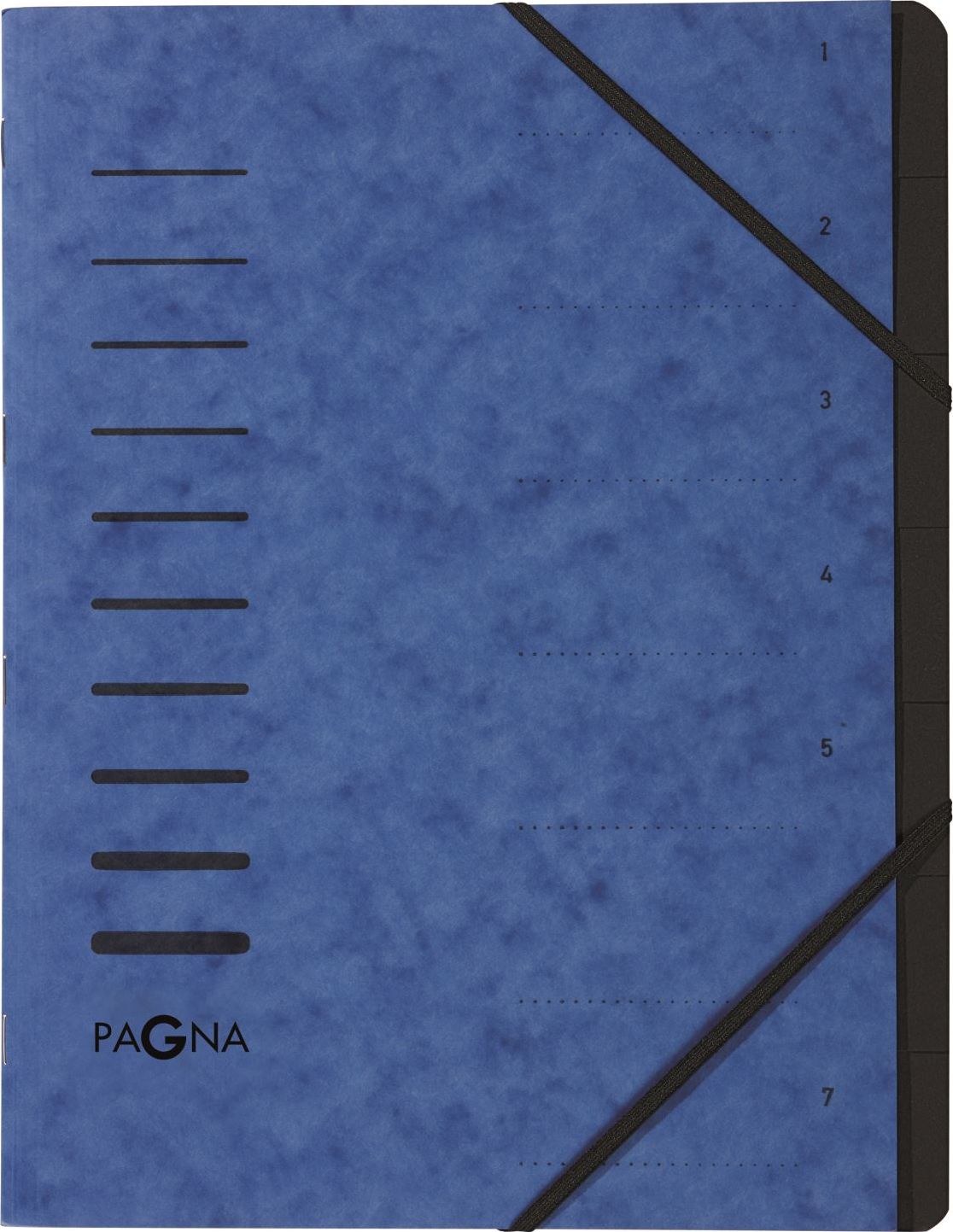 Pagna Folder 7 Fächer 1-7 modrá