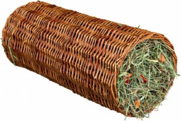 Trixie PROUTĚNÝ TUNEL SE SENEM PRO MORČE 15 × 33 cm, 110 g