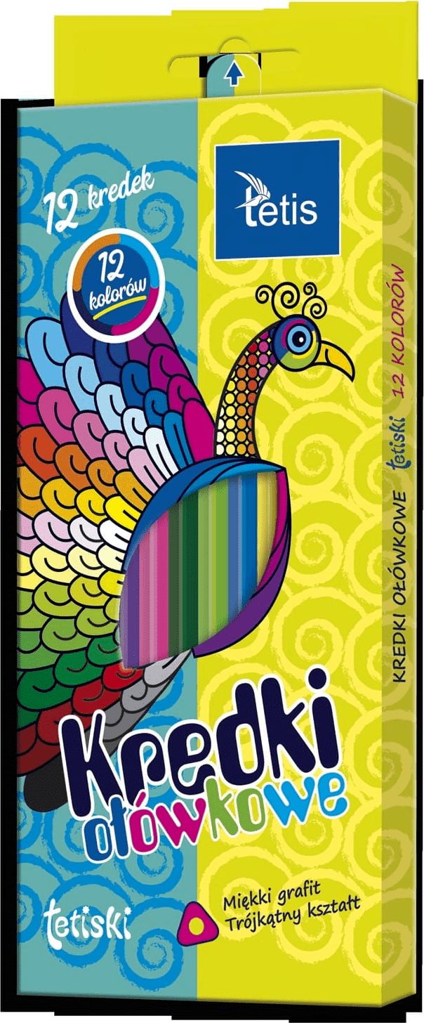 Tetis Pastelky Tetis, trojúhelníkové, 12 sl