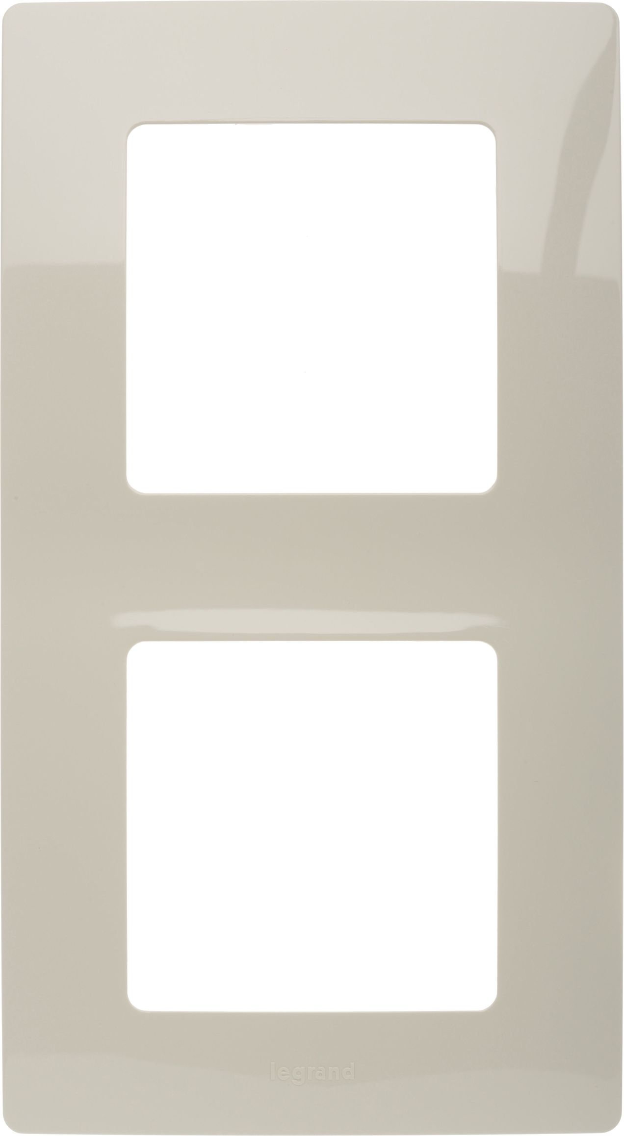 Legrand Double Frame Niloe Cream 665012
