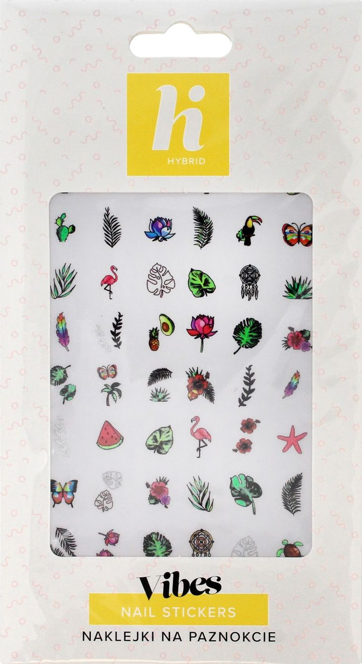 Nálepky na nechty Hi Hybrid Vibes 1 ks