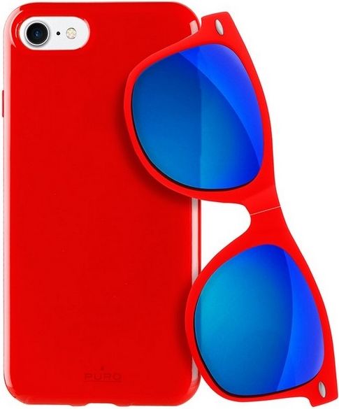 Puzdro Puro Sunny Kit pre iPhone 7/8 + okuliare (IPC747SUNNYKIT1RED)