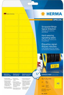 Samolepiace etikety Herma 45,7x21,2 mm (8030)