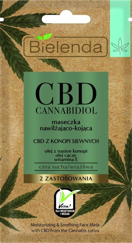Bielenda CBD Cannabidil zvlhčující a válcovací maska ??8G